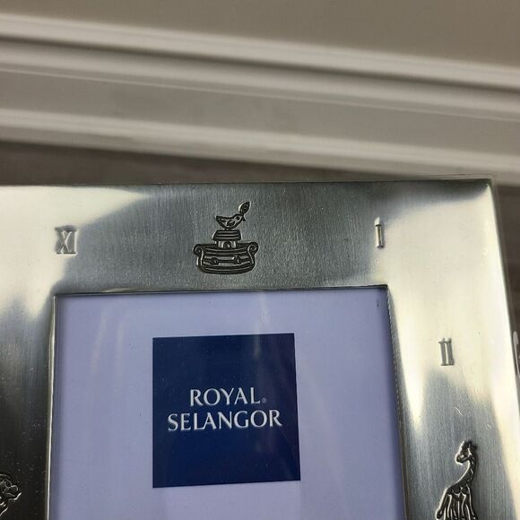ROYAL Selangor Pewter 4×6 Baby Photo Picture Frame - Picture 7 of 17